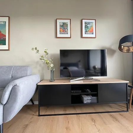 Daire #1 Studioapartment Mit Loreleyblick Direkt An Der Schoensten Etappe Des Rheinsteigs Patersberg