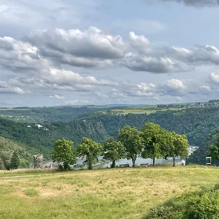 Daire #1 Studioapartment Mit Loreleyblick Direkt An Der Schoensten Etappe Des Rheinsteigs