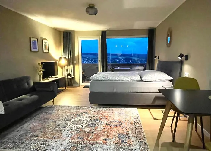 Daire #1 Studioapartment Mit Loreleyblick Direkt An Der Schoensten Etappe Des Rheinsteigs